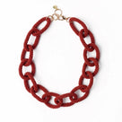 Jenna Chain Link Beaded Necklace