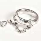 Stainless Steel Pendant Drop Ring