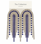 Blue Arch Earrings
