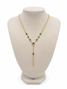 Gemstone Lariat Necklace by Hudson Day