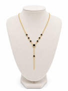 Gemstone Lariat Necklace by Hudson Day