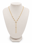 Gemstone Lariat Necklace by Hudson Day