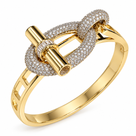 Pavé Toggle Bangle