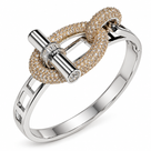 Pavé Toggle Bangle