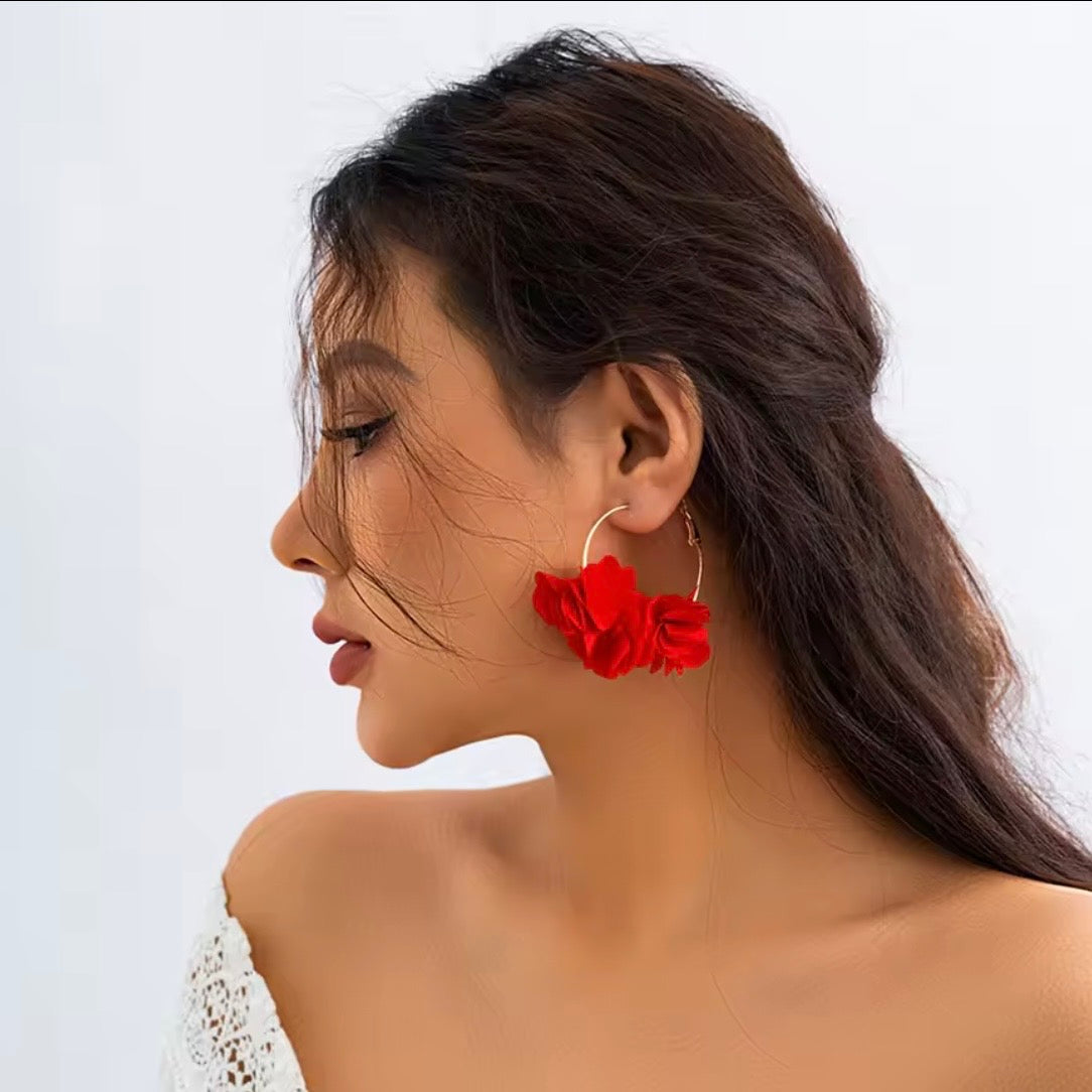 Flower Petal Hoops