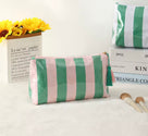 Beach Stripe Makeup Bag Collection