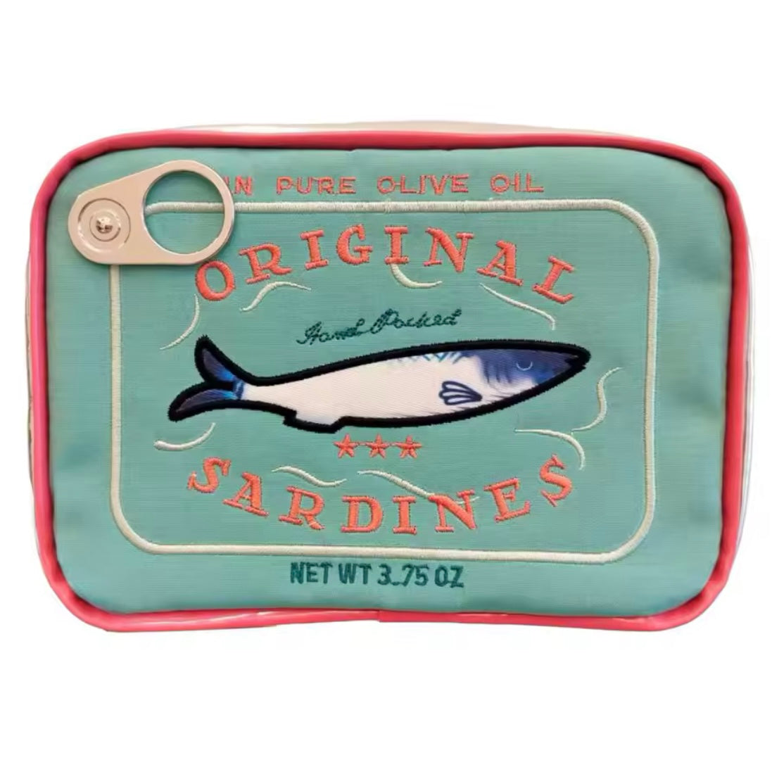 Sardine Tin Makeup Bag