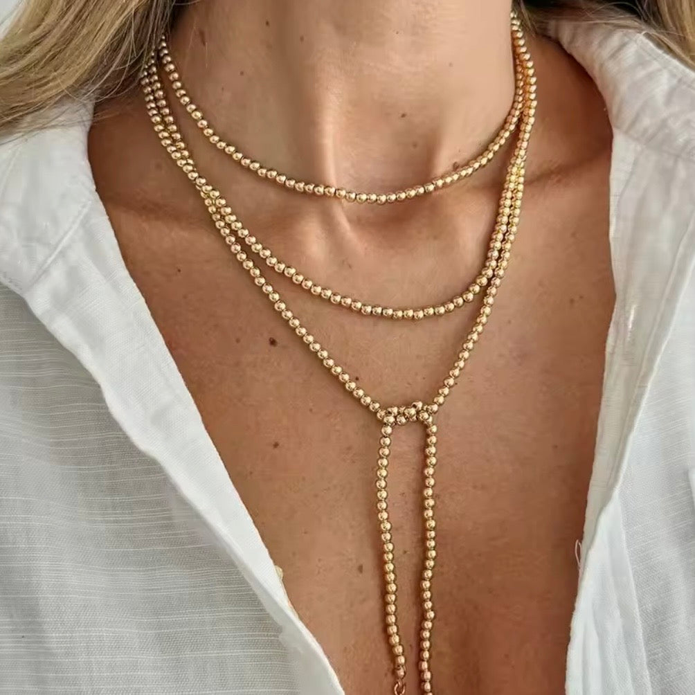 Beaded Necklace Wrap