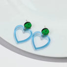 Open Heart Earrings