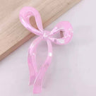 Iridescent Bow Clips
