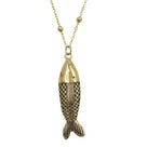 18K Fish Necklace