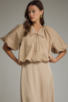 Viv Bubble Sleeve Top