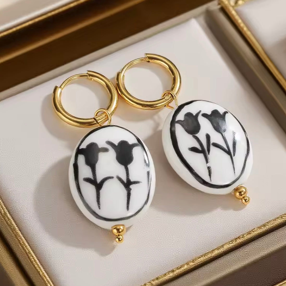 Spring Tulip Earrings