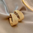 Textured Wire Hoops