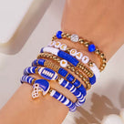 Beaded Game Day Bracelet Set