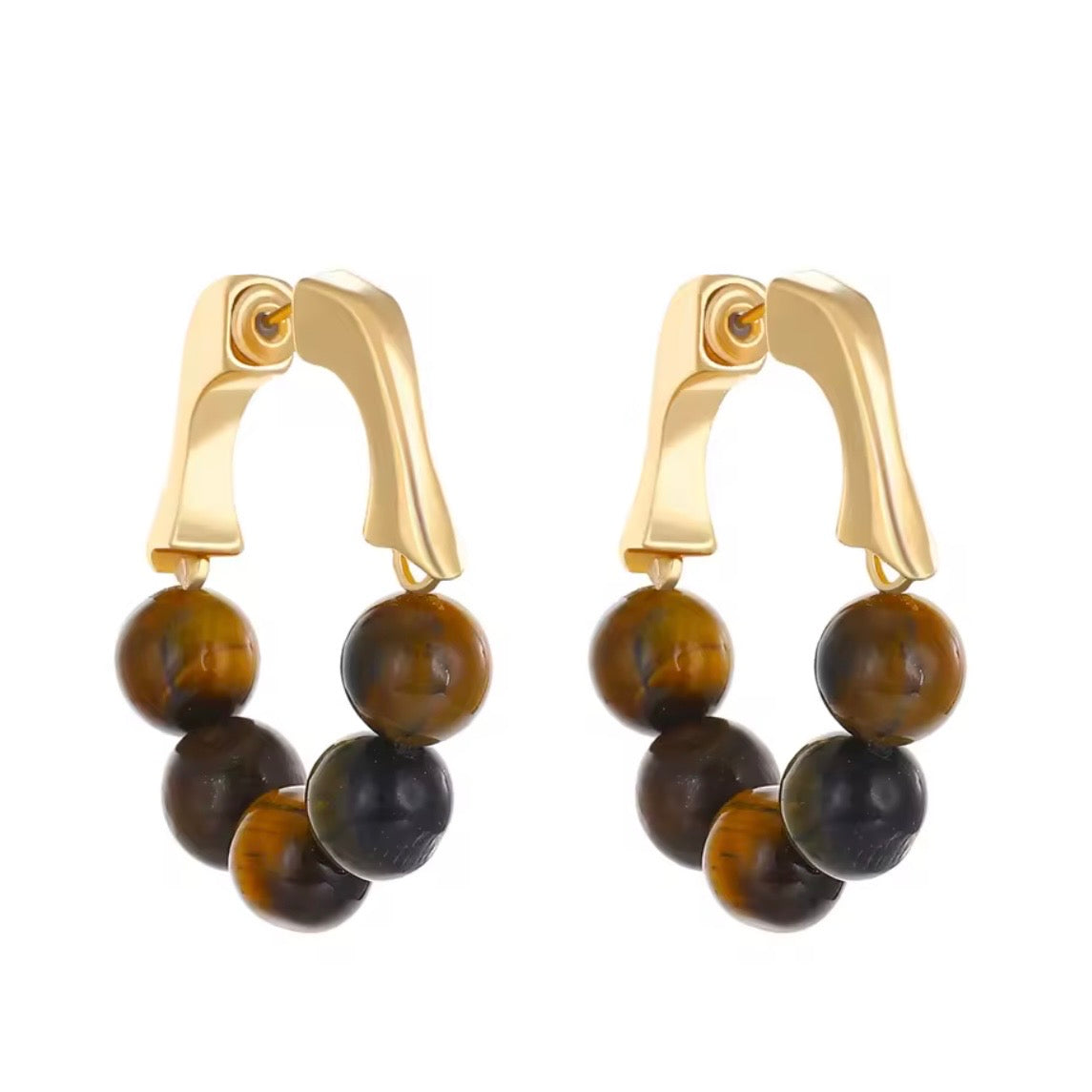Soft Beaded Hoops