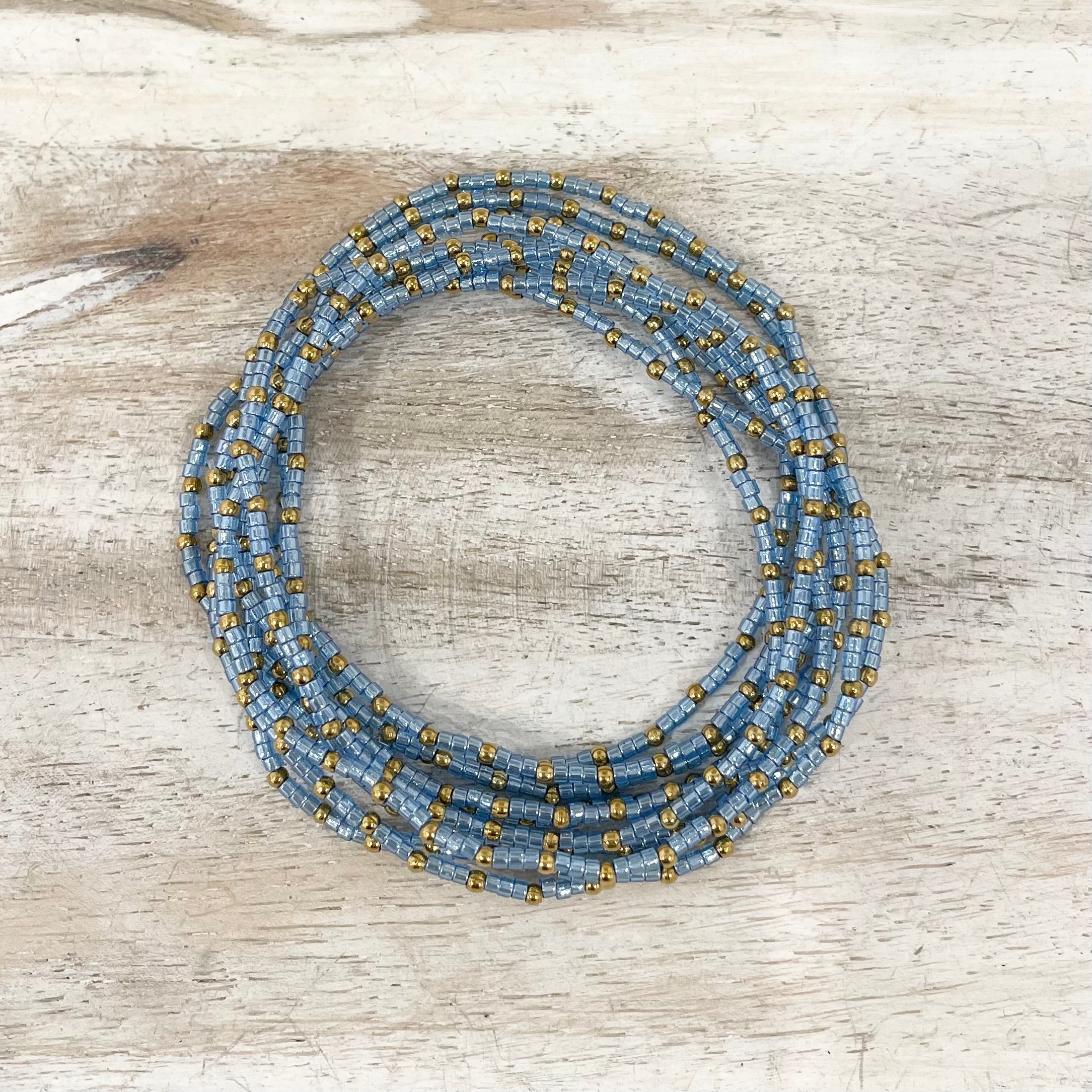 18K Gold-Filled Petite Beaded Bracelets