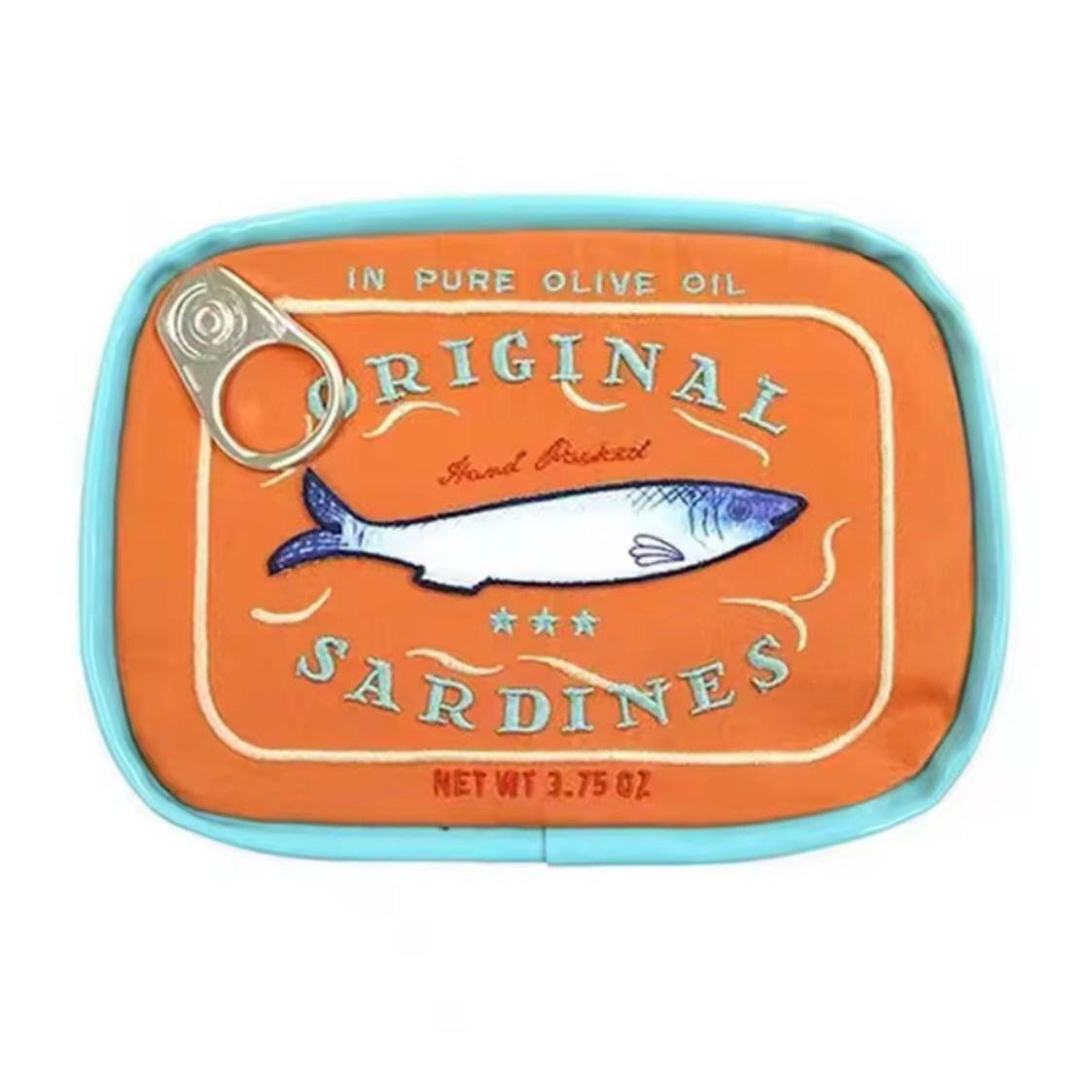 Sardine Tin Makeup Bag