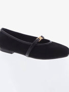 Suede Sweetheart Flats