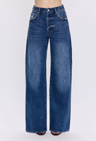 Pistola Tate High Rise Bowed Wide Leg Jeans