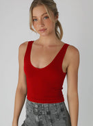 Reversible Ribbed Crop Top