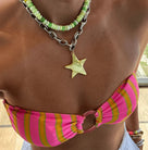 Star Shine Two Tone Necklace - Bracha