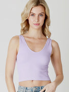 Reversible Ribbed Crop Top