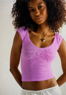 Free People Pretty Please Crop Top