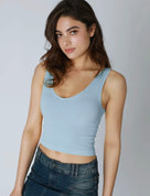 Reversible Ribbed Crop Top