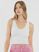 Reversible Ribbed Crop Top