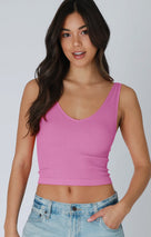 Reversible Ribbed Crop Top