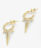 Gabriella Pavé Triple Spike Earrings Melinda Maria