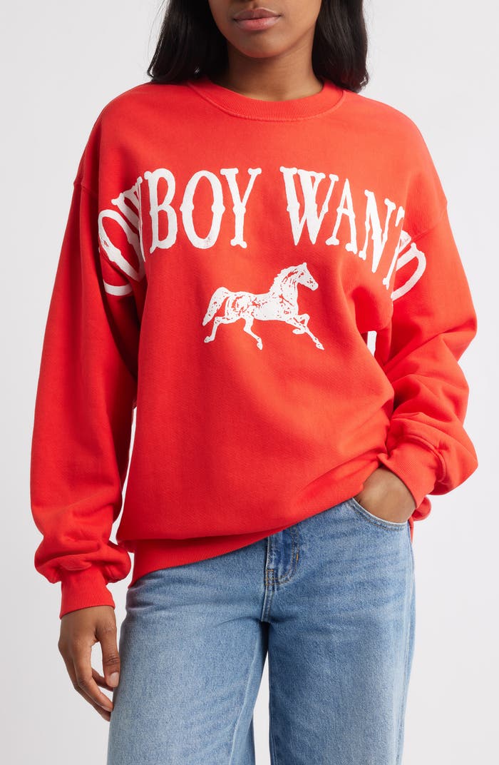 TEXAS Sweatshirts for Women Crewneck Fleece Loose Fit Long