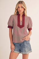 The Jordan Stripe Blouse