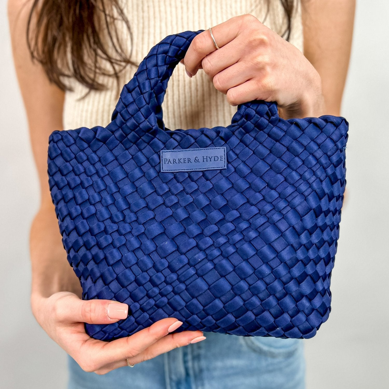 Wimberley Woven Crossbody Mini Tote