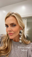 Flower Statement Earrings-3 sizes