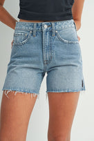 Heavenly High Rise Side Slit Short