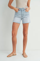 Heavenly High Rise Side Slit Short