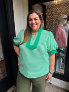 The Jordan Stripe Blouse