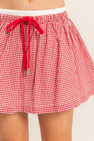 Camden Gingham Skirt