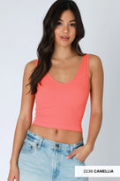 Reversible Ribbed Crop Top