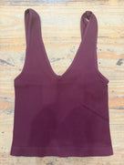 Reversible Ribbed Crop Top