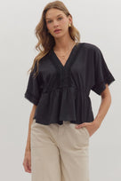 Primrose Peplum Top