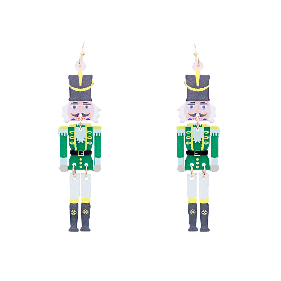 Nutcracker Glitter Earrings