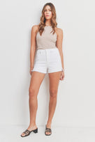 Heavenly High Rise Side Slit Short