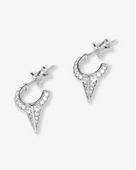 Baby Gabriella Pavé Single Spike Earrings Melinda Maria