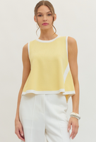 Eleanor Contrast Top