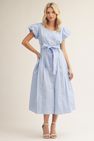 Charlotte Ruffle Midi Dress