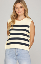 Brighton Stripe Sweater Top