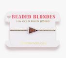 Beaded Blondes: College Game Day Beaded Bracelet